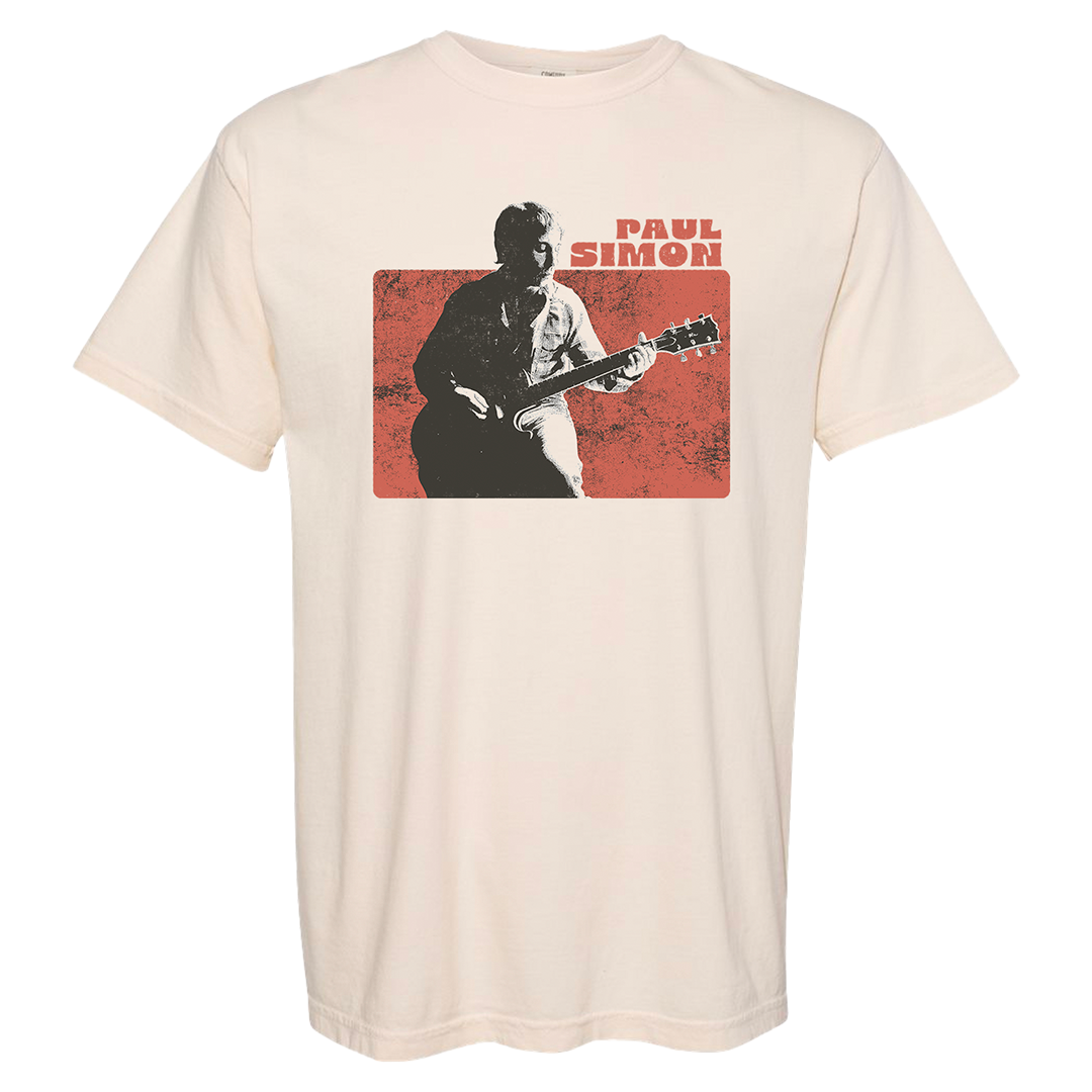 Natural Guitar TShirt Paul Simon