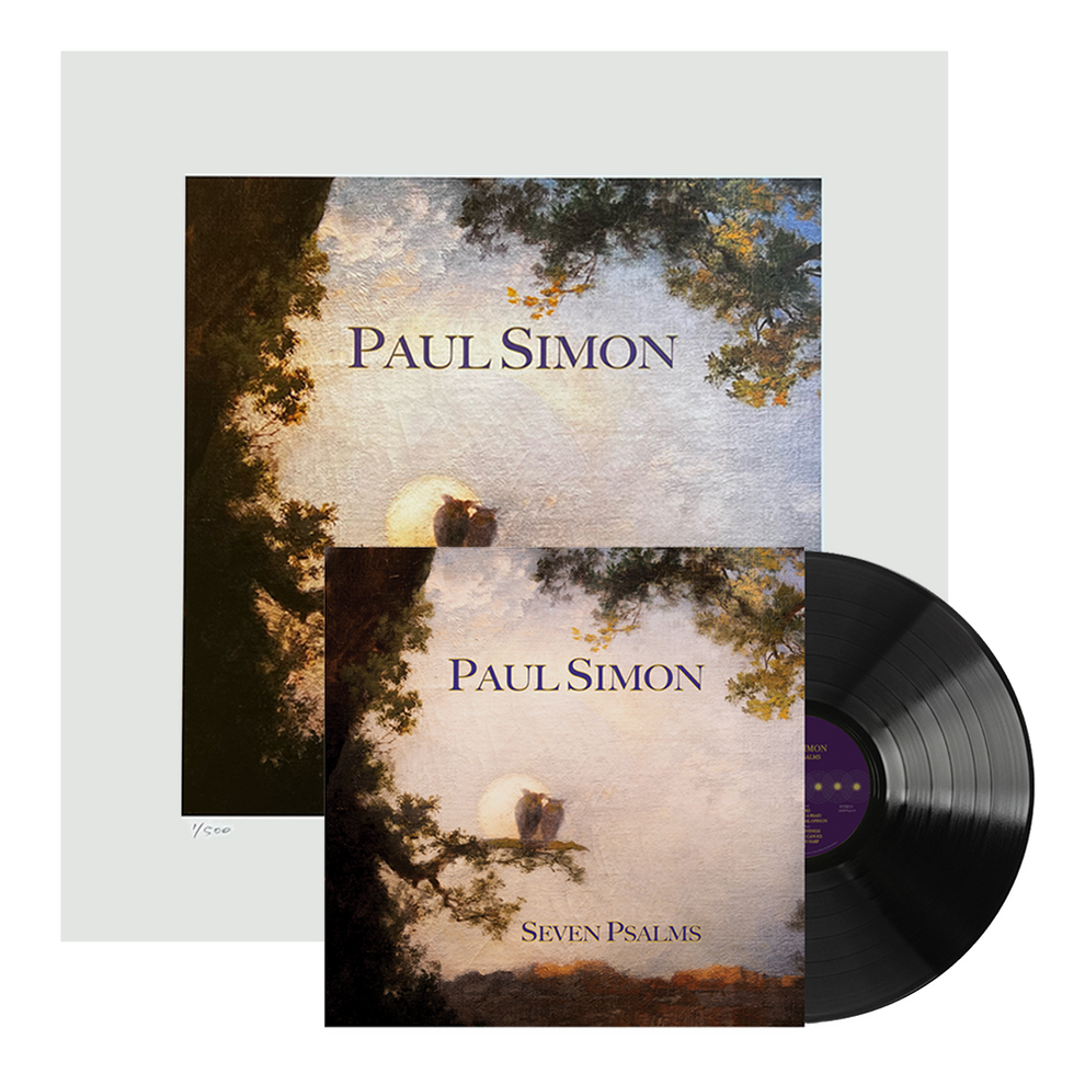 Seven Psalms Vinyl + Numbered Lithograph Paul Simon